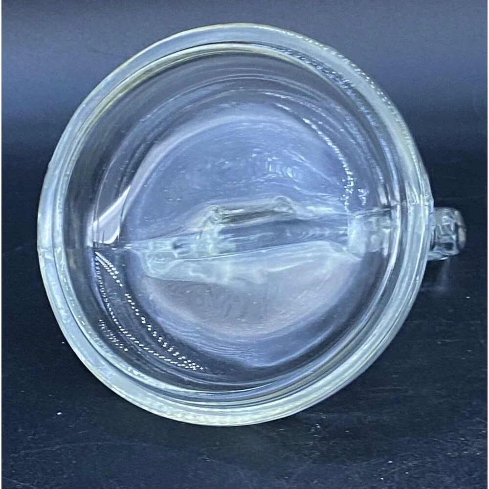 Jeanette Clear Glass Donkey Trinket Dish Lid only Vintage - Picture 6 of 7